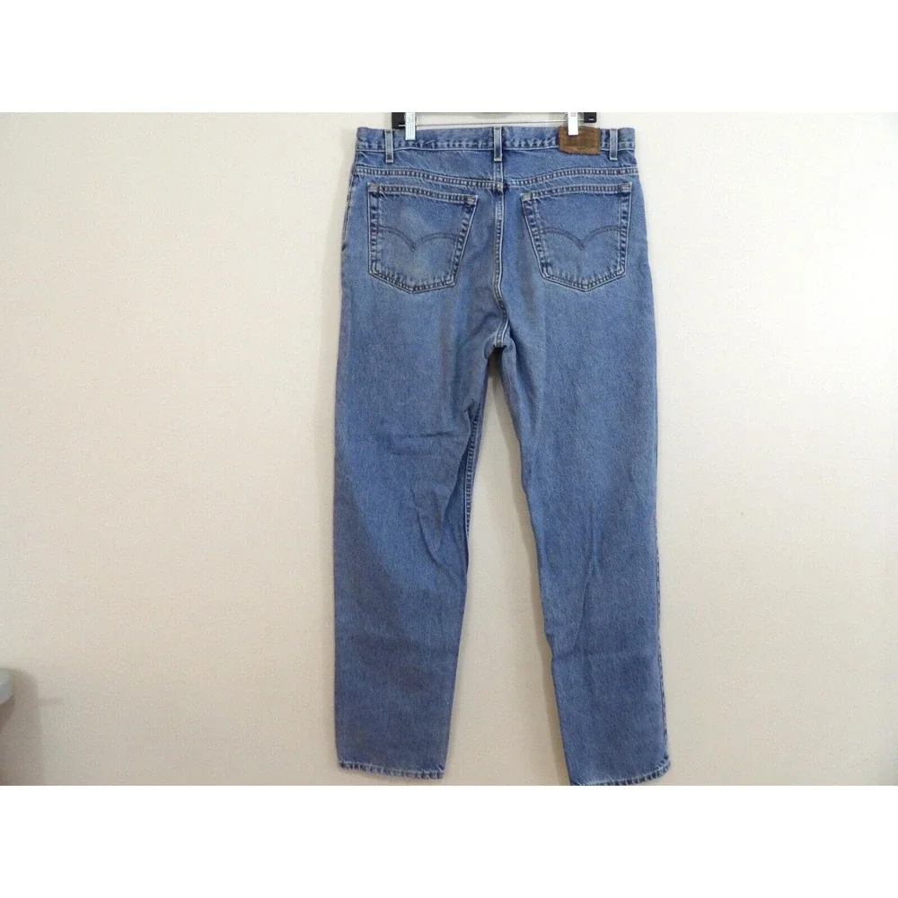 Vintage Levi's 540 Relaxed Fit Straight Leg Jeans Made in‎ USA Men's Size 39x34